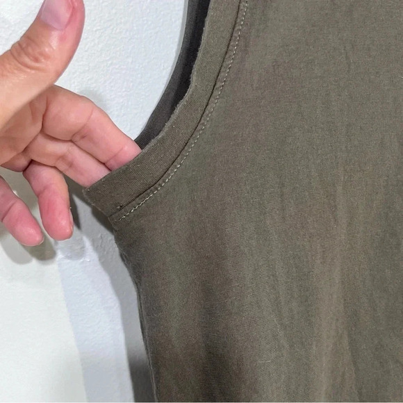 AG Adriano Goldschmied Olive Green Tank Top - Picture 3 of 5